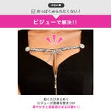 デコルテリボンビジューファスナー半袖タイトミニ丈キャバドレス | Dazzy | 詳細画像3 