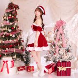 [4点SET]フリルガーリーメイド風サンタコス[2025サンタ/コスプレ] | Dazzy | 詳細画像14 