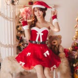 [4点SET]ホワイトリボンオーガンジーサンタコス[2025サンタ/コスプレ] | Dazzy | 詳細画像14 