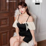 [伊藤桃々着用]SEXYなオフショル×二の腕カバーシフォンギャザー袖にリボンでC… | Dazzy | 詳細画像8 