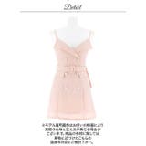 [明日花キララ着用]視線集める深めVネックトレンチ風ツイードベルト付きAラインミ… | Dazzy | 詳細画像12 