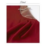 美くびれ魅せ叶うサイドシアービジューリボンコードタイトミニ丈キャバドレス[SML… | Dazzy | 詳細画像17 