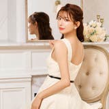 美デコルテスクエアネック×ノースリーブ胸元ジップツイード華奢魅せAラインミニ丈キ… | Dazzy | 詳細画像17 