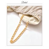 トレンドチェーンショルダーでこなれ感谷間ジップツイードAラインミニ丈キャバドレス… | Dazzy | 詳細画像24 