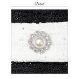 ツイードビジューシフォンオフショル長袖タイトミニ丈キャバドレス[SML 3サイズ… | Dazzy | 詳細画像15 