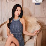 視線を奪う大胆背中見せ肩出しホルターネックタイトミニ丈キャバドレス[SML 3サ… | Dazzy | 詳細画像11 