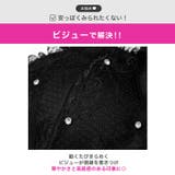 ビジューが華やかなクロスデザイン×谷間ジップの長袖レースオフショルキャバドレス[… | Dazzy | 詳細画像5 