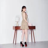 襟付きフロントジップリボン刺繍マーメイドミニ丈キャバドレス[SML 3サイズ展開… | Dazzy | 詳細画像13 