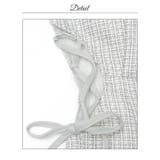 シアーレースアップツイードシフォン長袖タイトミニ丈キャバドレス[SML 3サイズ… | Dazzy | 詳細画像15 