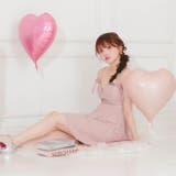 【バレンタインドレス】えちあまチェックリボン×輝くビジュー胸元ジップAラインキャ… | Dazzy | 詳細画像10 