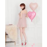 【バレンタインドレス】えちあまチェックリボン×輝くビジュー胸元ジップAラインキャ… | Dazzy | 詳細画像14 