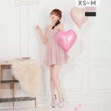 【バレンタインドレス】えちあまチェックリボン×輝くビジュー胸元ジップAラインキャ… | Dazzy | 詳細画像8 