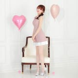 【バレンタインドレス】輝くビジューストーン×フリルAラインSEXY胸元ジップノー… | Dazzy | 詳細画像7 