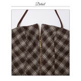 人気のチェックとホルターネック谷間ジップツイードAラインミニ丈キャバドレス[SM… | Dazzy | 詳細画像19 