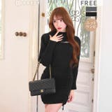 こなれ感漂うレイヤード×スリットギャザーリブニットワンピース[カジュアル daz… | Dazzy | 詳細画像15 