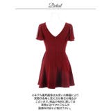美デコルテ深めVカット×二の腕カバーが上品セクシーレースAラインミニ丈キャバドレ… | Dazzy | 詳細画像18