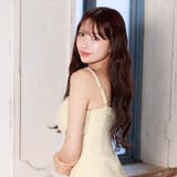 [伊藤桃々着用]ビジュー煌めく上品春色ツイードの谷間魅せジップタイトミニ丈キャバ… | Dazzy | 詳細画像15 