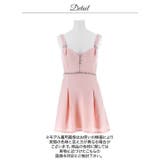体型カバーできるフロントジップ×ウエストビジューの上品ツイードAラインミニ丈キャ… | Dazzy | 詳細画像17 