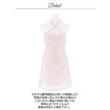 大人SEXYな華奢見せクロスホルター×チェーンビジューのタイトミニ丈キャバドレス… | Dazzy | 詳細画像12