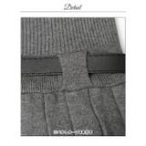 ポロ襟ベルト付き長袖プリーツニットワンピース[カジュアル dazzy close… | Dazzy | 詳細画像18