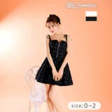[桜井みづき着用]ファスナーチェックラインストーンレースアップAラインミニ丈キャ… | Dazzy | 詳細画像3 
