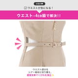 Vネック谷間ジップウエストカットベルトモチーフタイトミニ丈キャバドレス[SML … | Dazzy | 詳細画像3 