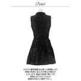 [明日花キララ着用]ハイネックジップスパンコールノースリーブAラインミニ丈キャバ… | Dazzy | 詳細画像15 