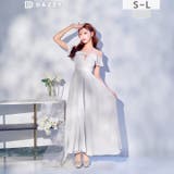 [明日花キララ着用]大胆オフショル×色っぽ谷間魅せジップのウエストカットAライン… | Dazzy | 詳細画像1 