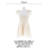 ショルダーリボンカシュクールビジューAラインミニ丈キャバドレス[SML 3サイズ… | Dazzy | 詳細画像12