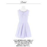 ノースリーブネックビジューダブルリボンAラインミニ丈キャバドレス[SML 3サイ… | Dazzy | 詳細画像17 
