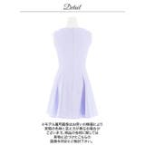 ノースリーブネックビジューダブルリボンAラインミニ丈キャバドレス[SML 3サイ… | Dazzy | 詳細画像18 