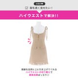 リボンストラップが大人可愛い谷間魅せジップAラインミニ丈キャバドレス[SML 3… | Dazzy | 詳細画像4