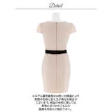 バイカラーフロントジップウエストリボン半袖タイトミニ丈キャバドレス[M~LL 3… | Dazzy | 詳細画像19