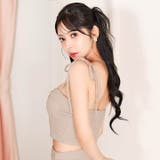格子柄ラメキャミソール谷間ジップタイトミニ丈セットアップ[SML 3サイズ展開] | Dazzy | 詳細画像10 