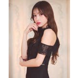 谷間ジップ×大胆カットアウトで視線独占♪総レース＆ビジューで主役級に上品SEXX… | Dazzy | 詳細画像10 
