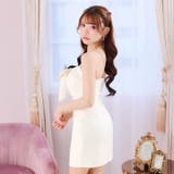 大きめリボンの立体感で胸元盛れる♪煌めき主役級の贅沢フェミニンタイトミニ丈キャバ… | Dazzy | 詳細画像9