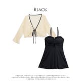 [2点SET]リボンフリル2wayシフォンボレロ付きワンピース 水着【dazzy… | Dazzy | 詳細画像10 