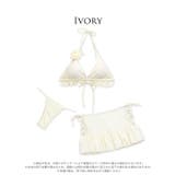 [3点SET]フリルフラワーホルターネックビキニ 水着【dazzy beach | Dazzy | 詳細画像13 
