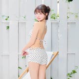 [3点SET]ドット柄ホルターネックビキニ 水着【dazzy beach | Dazzy | 詳細画像10 