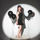[桜井みづき着用]谷間ジップ×ビジューで小悪魔的あざとさ♪上品プリーツAラインミ… | Dazzy | 詳細画像16 