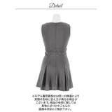 人気No 1のグレー×輝くラメで上品魅せ♪深めVネックが色っぽいプリーツAライン… | Dazzy | 詳細画像14 