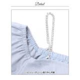 大胆谷間ジップ×ビジューチェーンに視線釘付け♪二の腕隠せるオフショルAラインミニ… | Dazzy | 詳細画像19