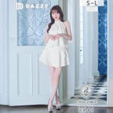 アメスリビジューフレアAラインミニ丈キャバドレス[SML/3サイズ展開] | Dazzy | 詳細画像11 