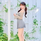 オフショルギャザー長袖フリルワンピース 水着【dazzy beach | Dazzy | 詳細画像3