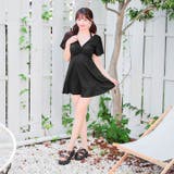 ツイストVネック半袖ワンピース/水着【dazzy beach/2026ビキニ】 | Dazzy | 詳細画像9