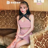 キラキラ輝くラメ×シアーホルター♪アクセいらずで華やかなタイトミニキャバドレス[… | Dazzy | 詳細画像6