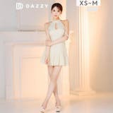 [伊藤桃々着用]華やかラメツイード×人気プリーツ♪アームリボンAラインミニ丈キャ… | Dazzy | 詳細画像1 