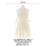[伊藤桃々着用]華やかラメツイード×人気プリーツ♪アームリボンAラインミニ丈キャ… | Dazzy | 詳細画像13 