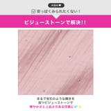 シフォン&ビジューが今っぽい♪大人ピンクの上品膝丈フリルマーメイドドレス[SML… | Dazzy | 詳細画像3