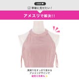 シフォン&ビジューが今っぽい♪大人ピンクの上品膝丈フリルマーメイドドレス[SML… | Dazzy | 詳細画像4